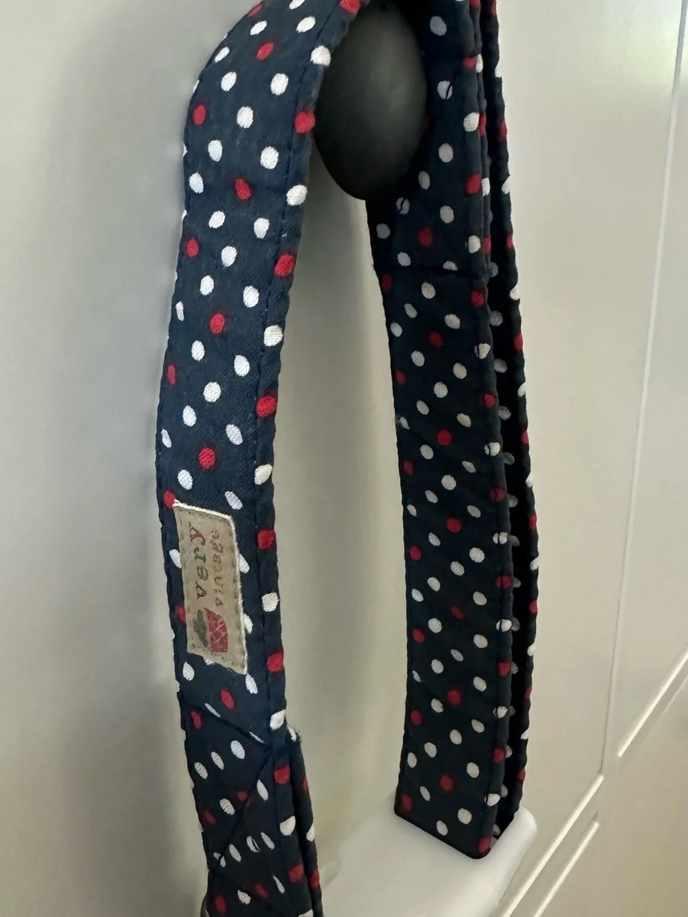 Very Vintage Dog Collar - Patriotic Polka Dot
